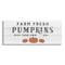 Stupell Industries Farm Fresh Pumpkins Country Sign Canvas Wall Art